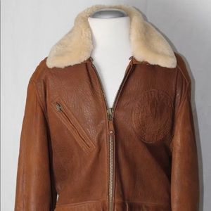 Women’s Harley Davidson brown leather jacket